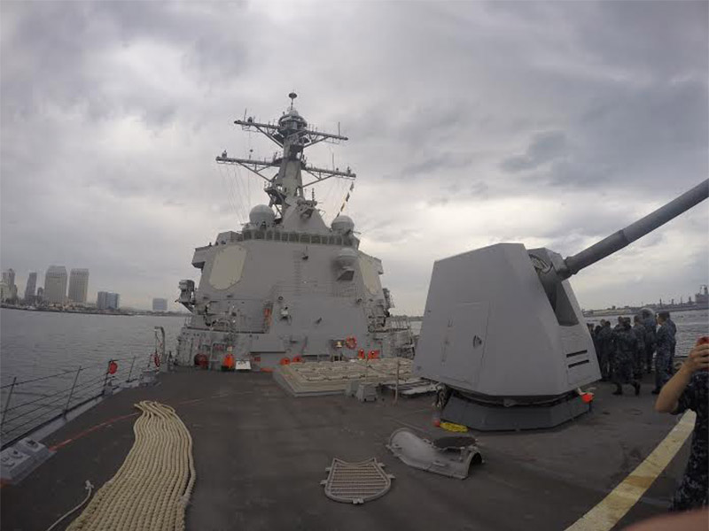 midshipmen experience Surface Week on the USS Kidd
